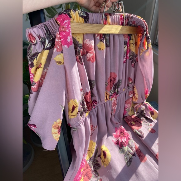 Floral Off-Shoulder Dress - Picture 3 of 6